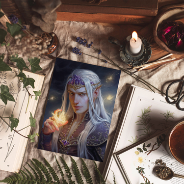 King Sunseeker Art Print (5'' x 7'').