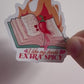 I like my books extra spicy sticker, bookish sticker, spicy books sticker, sticker for reader, gift for reader, book lover, romance books